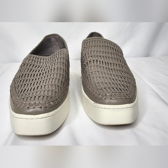 Vince Stafford Leather Slip On Platform Sneaker - Picture 7 of 10